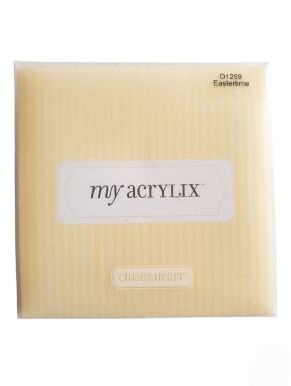 Close To My Heart My Acrylix D1259 Eastertime Stamp Set